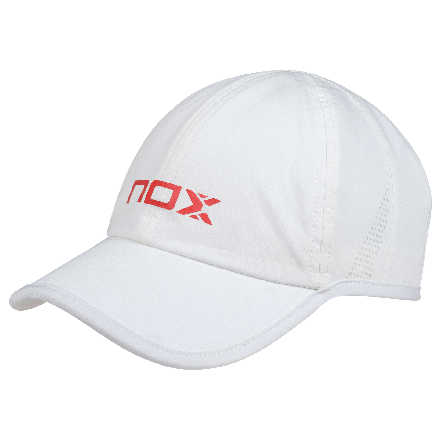 CAP WHITE/RED