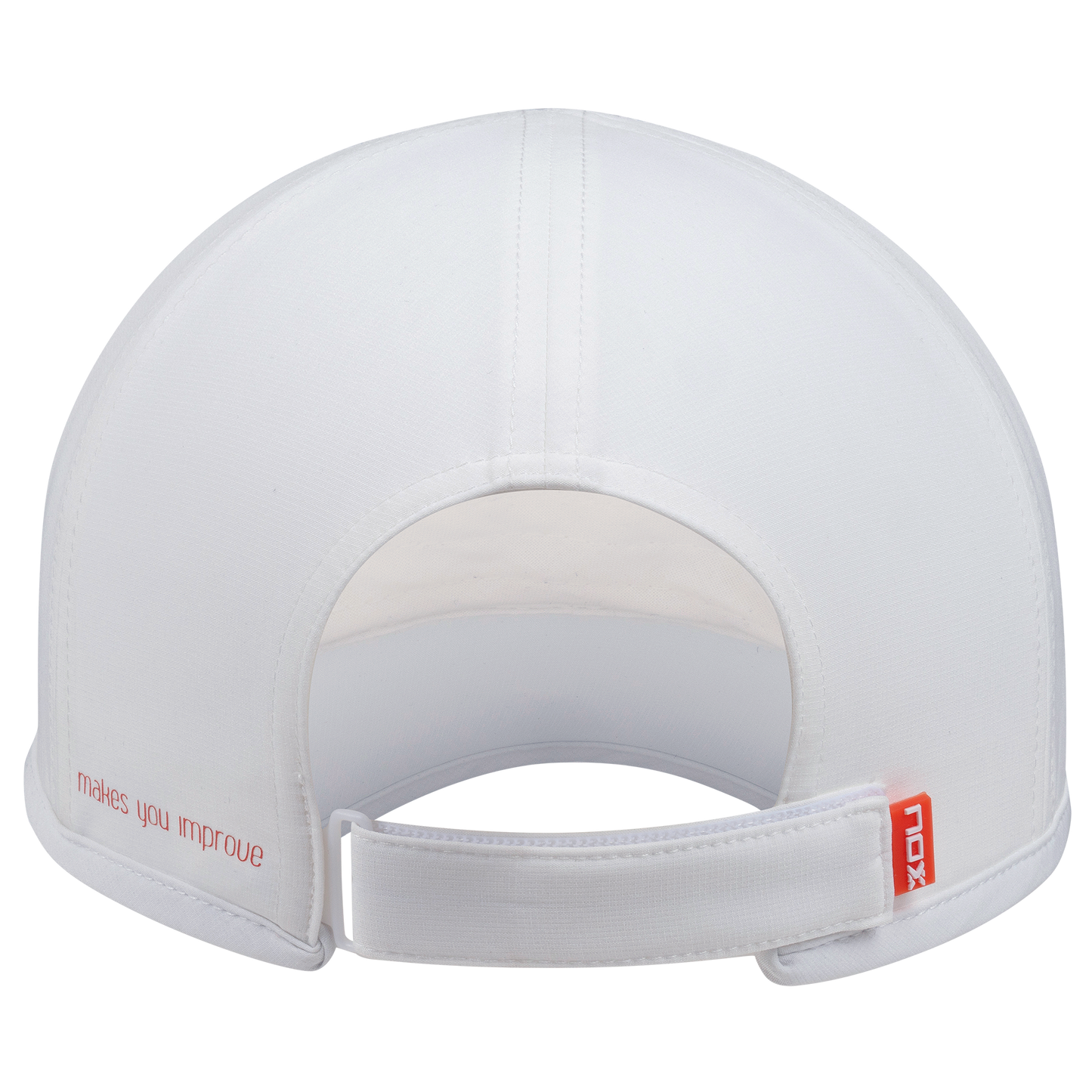 CAP WHITE/RED