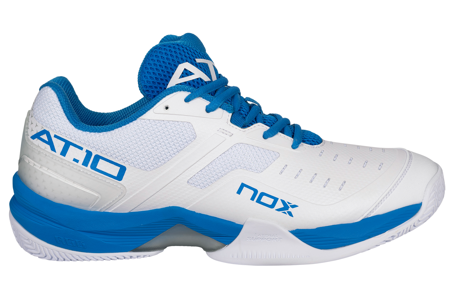 Padel Shoes AT10 White & Blue