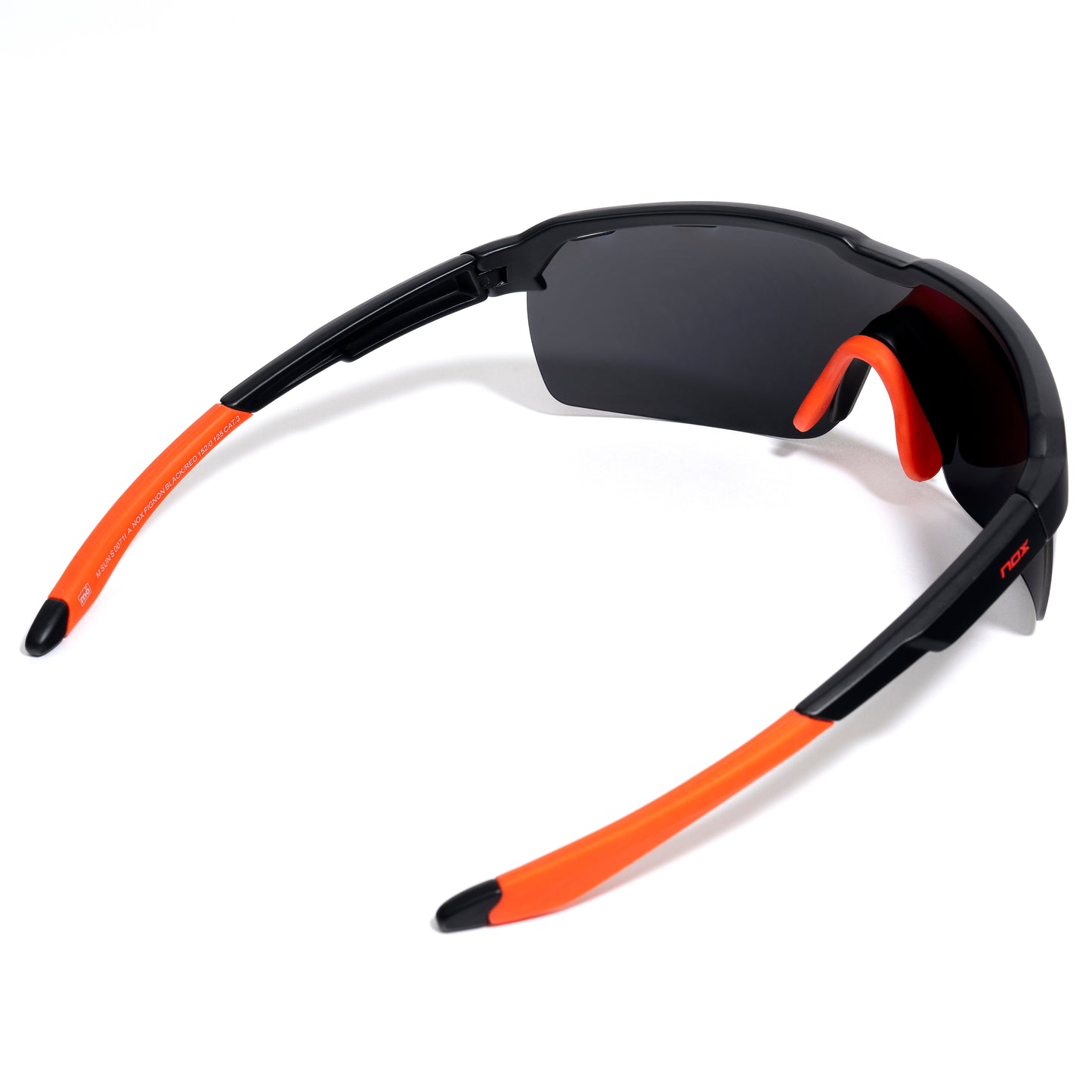 NOX TEMPO BLACK/RED SPORTS GLASSES