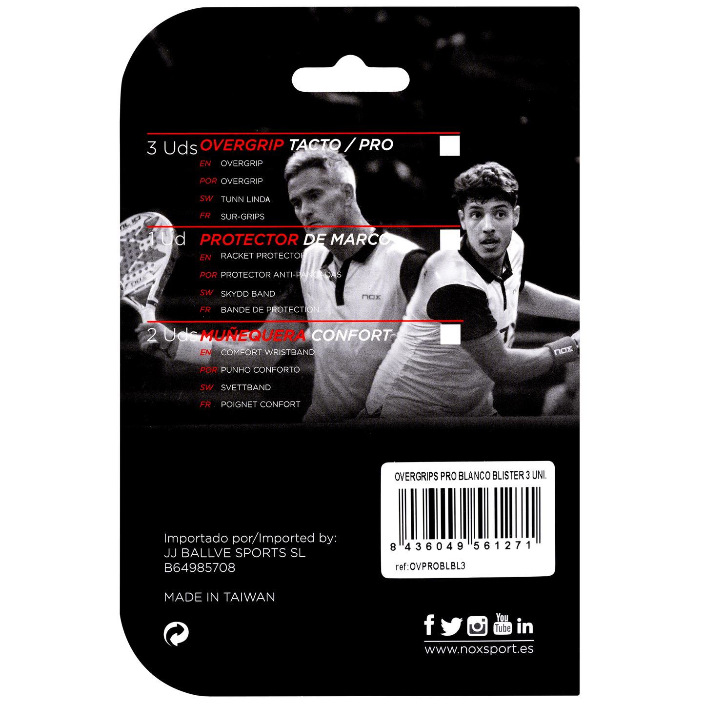 PRO OVERGRIP IN WHITE