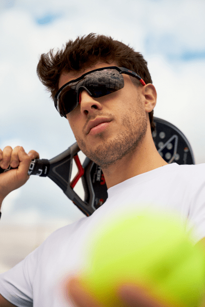 NOX TEMPO BLACK/RED SPORTS GLASSES