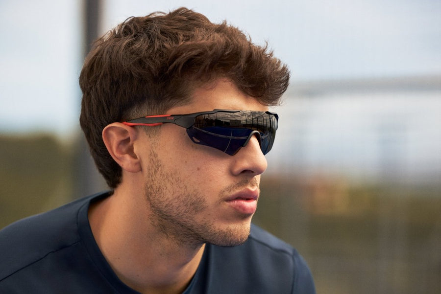 NOX NERBO SPORTS GLASSES BLACK/RED