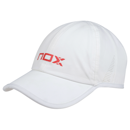 CAP WHITE/RED