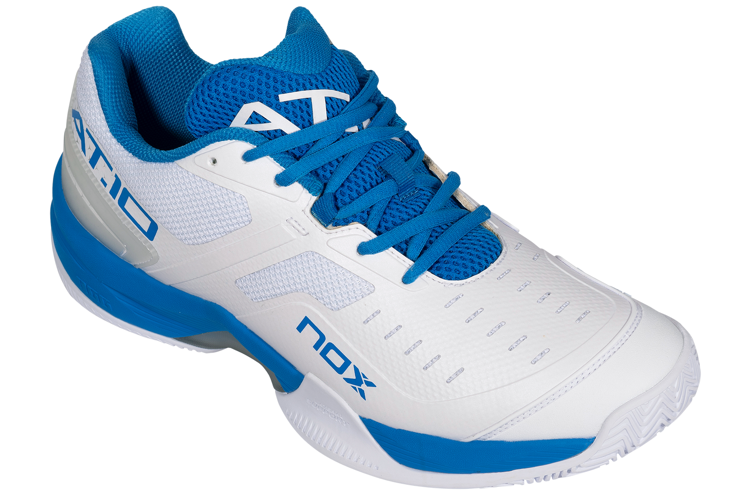 Padel Shoes AT10 White & Blue