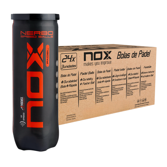 NERBO PADEL BALLS | BOX 24 cans