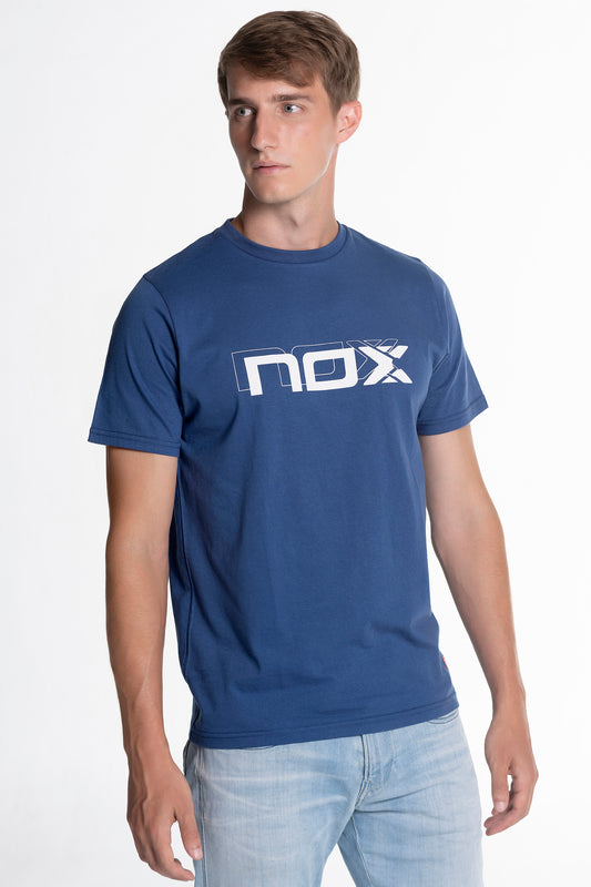 NOX T-shirt Blue Cotton